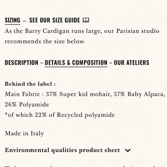 Sezane Barry Cardigan in Lilac - Picture 4 of 11